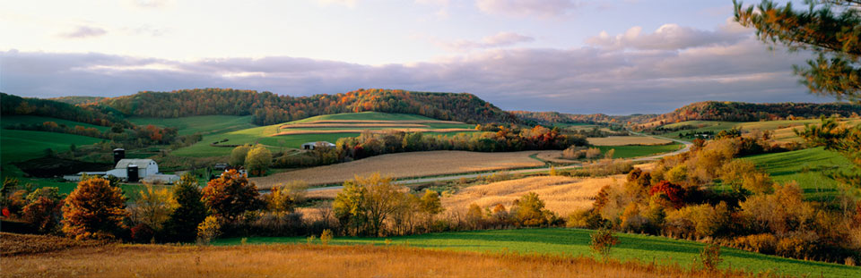 Southwest Wisconsin Farm Landscape
